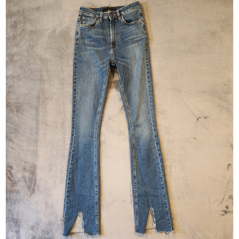 3x1 NYC Jeans Women's Size 26‎ Blue Denim Flare Made In Italy